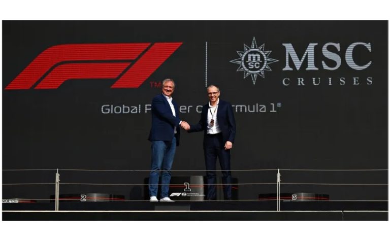 MSC Cruzeiros é “parceiro global” da Fórmula 1 em 2022