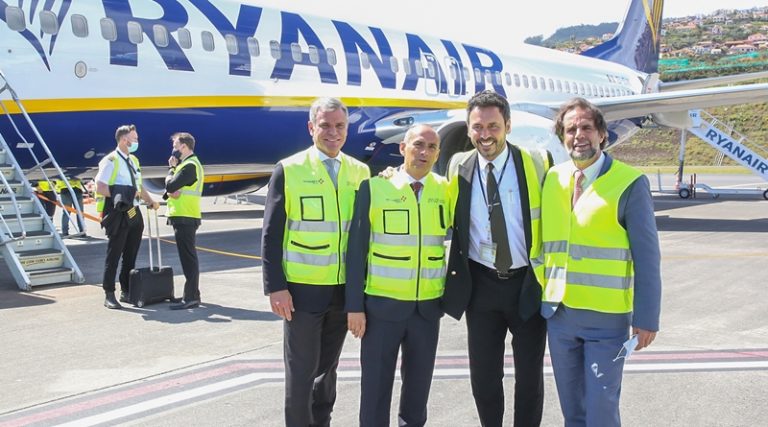 Ryanair responde ao “grande desafio de permitir mais ligações à Madeira”
