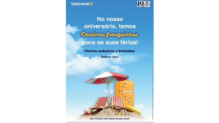 Bestravel lança campanha para celebrar 19º aniversário