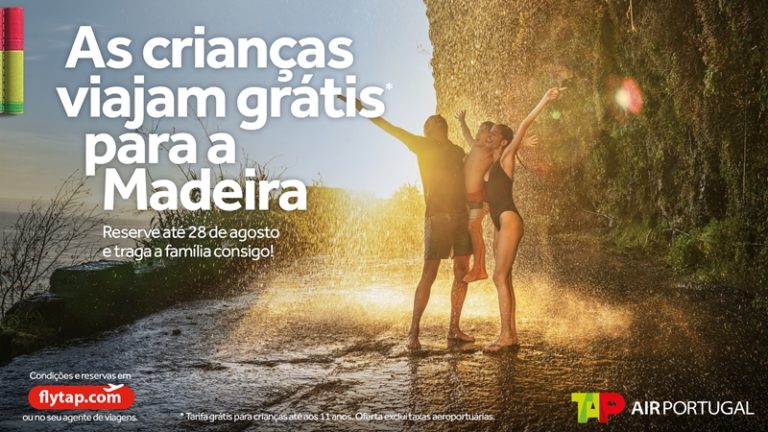 TAP oferece viagens para a Madeira a crianças até 11 anos