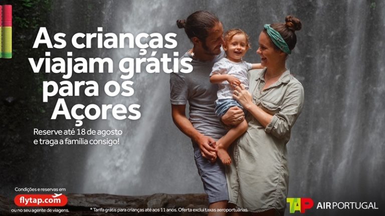 TAP: Para os Açores crianças não pagam