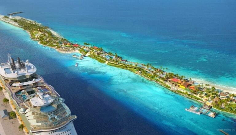 Royal Caribbean abre em 2025 o seu 1º “Beach Club” nas Bahamas