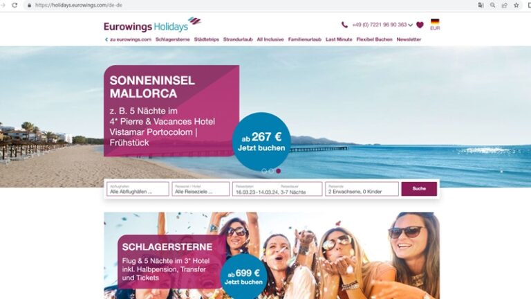 Eurowings Holidays faz “bypass” à distribuição e às reservas diretas nos hotéis