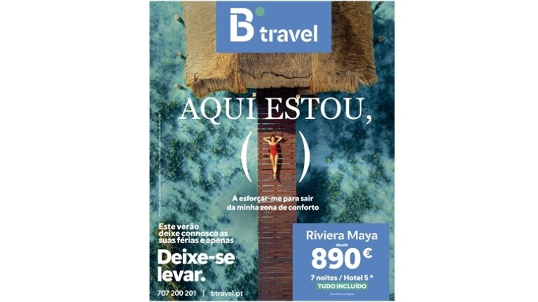 B travel lança campanha “Deixe-se levar”
