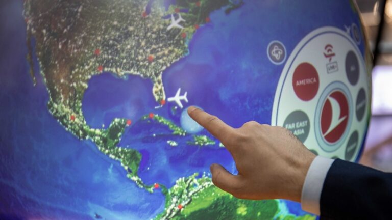 Turkish Airlines introduz ferramenta Flight Tracker Digital Globe