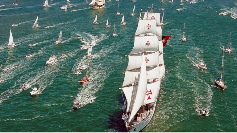 Tall Ships Race 2023 chega ao porto de Lisboa esta quinta feira