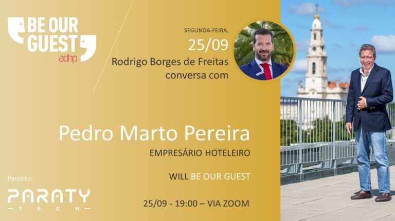 Pedro Marto Pereira é o senhor que se segue no “Be Our Guest” da ADHP