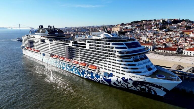 Mais de 160 agentes de viagens visitaram MSC Euribia na escala em Lisboa