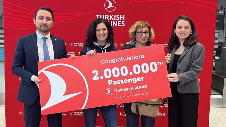 Turkish Airlines celebra passageiro dois milhões na rota Lisboa-Istambul