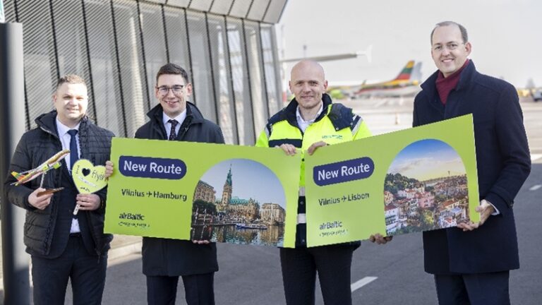 airBaltic vai ligar Vilnius a Lisboa a partir de 4 de maio