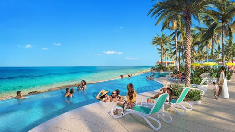 Royal Caribbean inicia construção do seu primeiro Royal Beach Club nas Bahamas