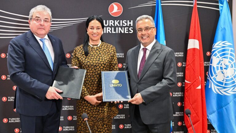 Turkish Airlines e ONU Turismo firmam parceria estratégica para turismo sustentável