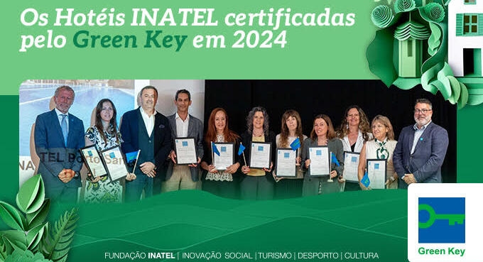 Fundação INATEL com 12 hotéis galardoados com a Green Key 2024